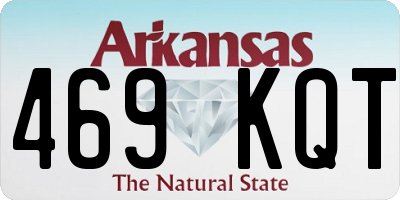 AR license plate 469KQT