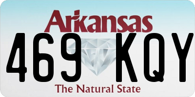 AR license plate 469KQY