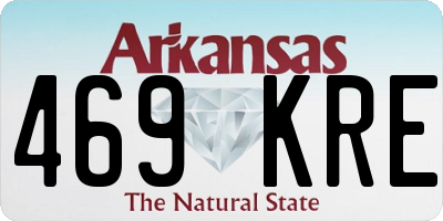 AR license plate 469KRE