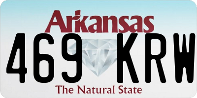 AR license plate 469KRW