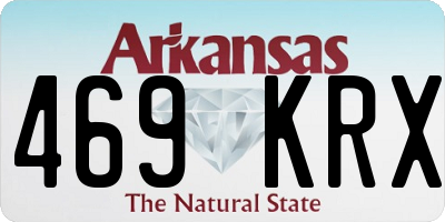 AR license plate 469KRX