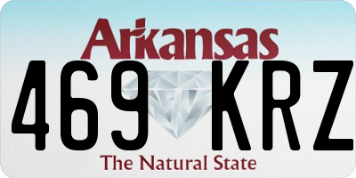 AR license plate 469KRZ