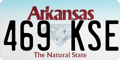 AR license plate 469KSE