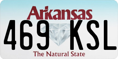 AR license plate 469KSL