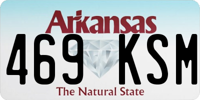 AR license plate 469KSM