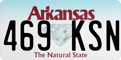 AR license plate 469KSN