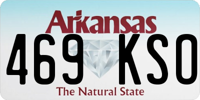 AR license plate 469KSO