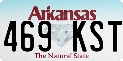 AR license plate 469KST