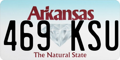 AR license plate 469KSU