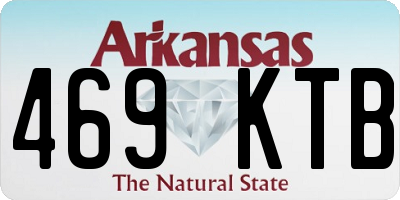 AR license plate 469KTB