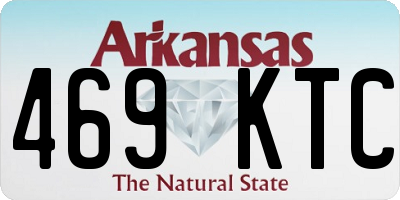 AR license plate 469KTC