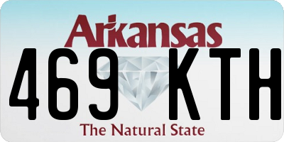 AR license plate 469KTH