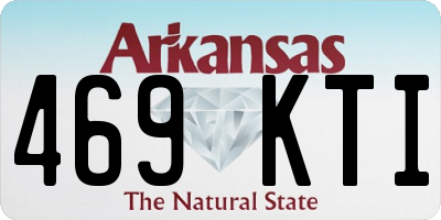 AR license plate 469KTI