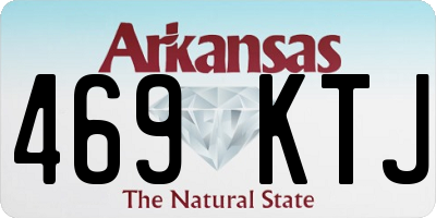 AR license plate 469KTJ