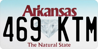 AR license plate 469KTM