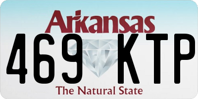 AR license plate 469KTP