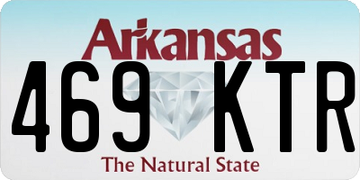 AR license plate 469KTR