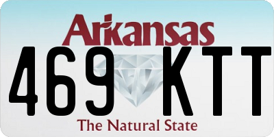 AR license plate 469KTT