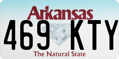 AR license plate 469KTY