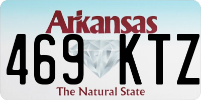AR license plate 469KTZ