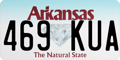 AR license plate 469KUA