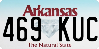 AR license plate 469KUC