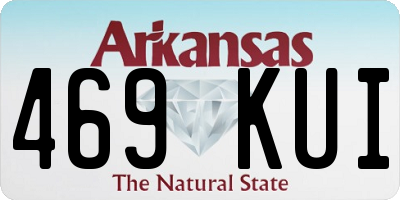 AR license plate 469KUI