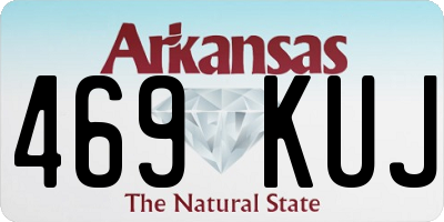 AR license plate 469KUJ