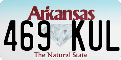 AR license plate 469KUL