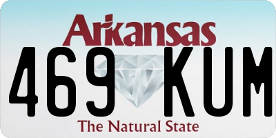 AR license plate 469KUM