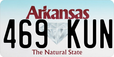 AR license plate 469KUN