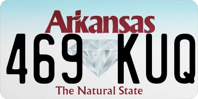 AR license plate 469KUQ