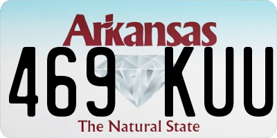 AR license plate 469KUU