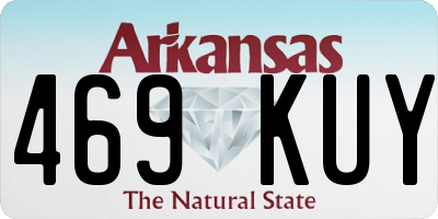 AR license plate 469KUY