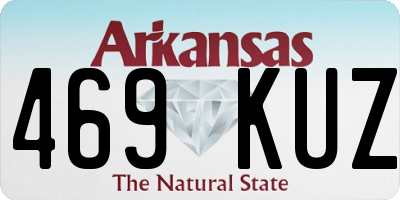 AR license plate 469KUZ