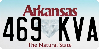 AR license plate 469KVA