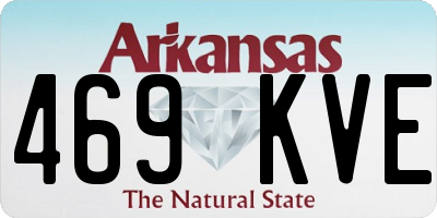 AR license plate 469KVE