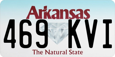 AR license plate 469KVI