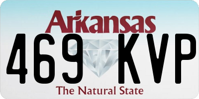 AR license plate 469KVP