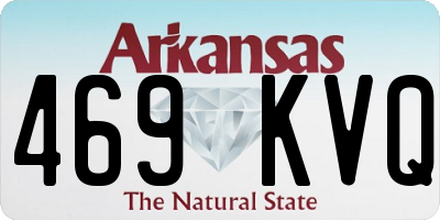 AR license plate 469KVQ