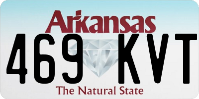 AR license plate 469KVT
