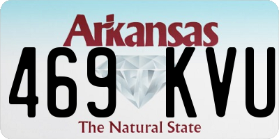 AR license plate 469KVU