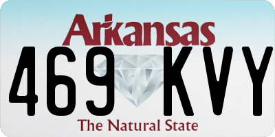 AR license plate 469KVY