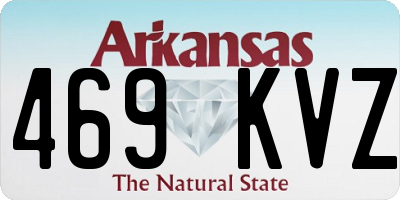 AR license plate 469KVZ