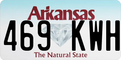 AR license plate 469KWH