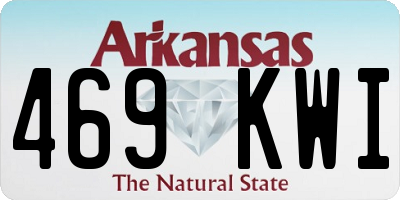 AR license plate 469KWI