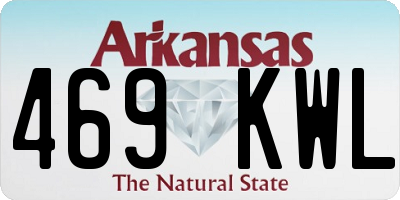 AR license plate 469KWL