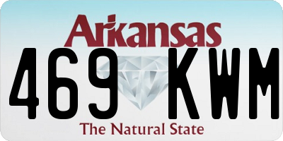 AR license plate 469KWM