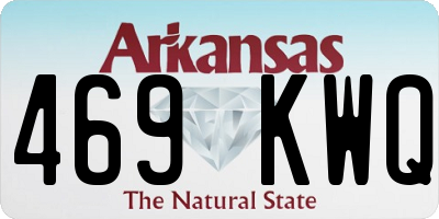 AR license plate 469KWQ