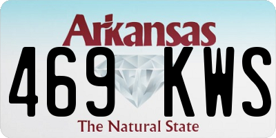AR license plate 469KWS